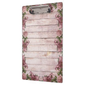 Wooden Achtergrond Modern Elegant Roze Magenta Roo Klembord (Links)