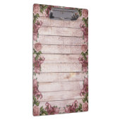 Wooden Achtergrond Modern Elegant Roze Magenta Roo Klembord (Rechts)