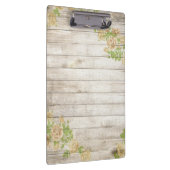  Wooden achtergrond Moderne Gele Rozen Klembord (Rechts)