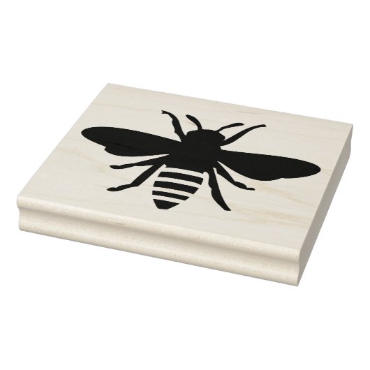 Wooden Art Stamp - The Honeybee Jar Design 2 Rubberstempel (Stempel)