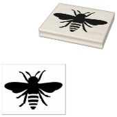 Wooden Art Stamp - The Honeybee Jar Design 2 Rubberstempel (Gestempeld)