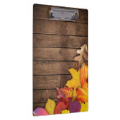 Wooden Autumn Background Modern Elegant Klembord (Rechts)
