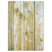 Wooden Background Modern Elegant Klembord (Achterkant)