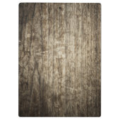 Wooden Background Modern Elegant Klembord (Achterkant)