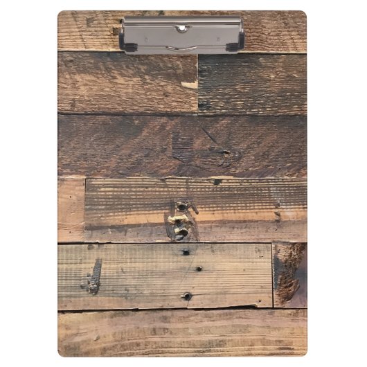 Wooden Background Modern Elegant Klembord (Voorkant)