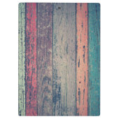Wooden Background Modern Elegant Klembord (Achterkant)