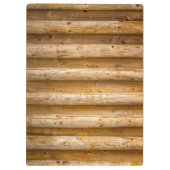 Wooden Background Modern Elegant Klembord (Achterkant)