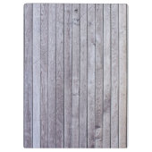 Wooden Background Modern Elegant Klembord (Achterkant)