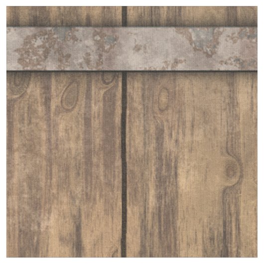Wooden Barrel Art 1 Aangepaste fabric Stof (Close Up)