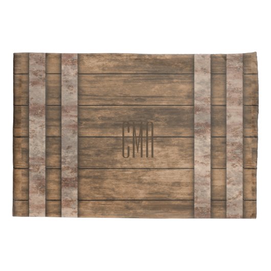 Wooden Barrel Kijk uit Kussensloop (Achterkant-Links)