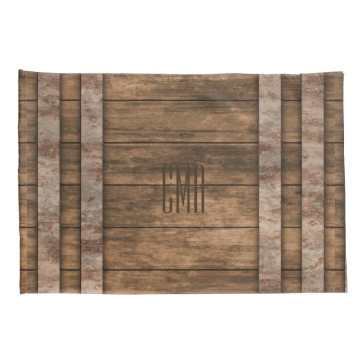 Wooden Barrel Kijk uit Kussensloop (Achterkant-Rechts)