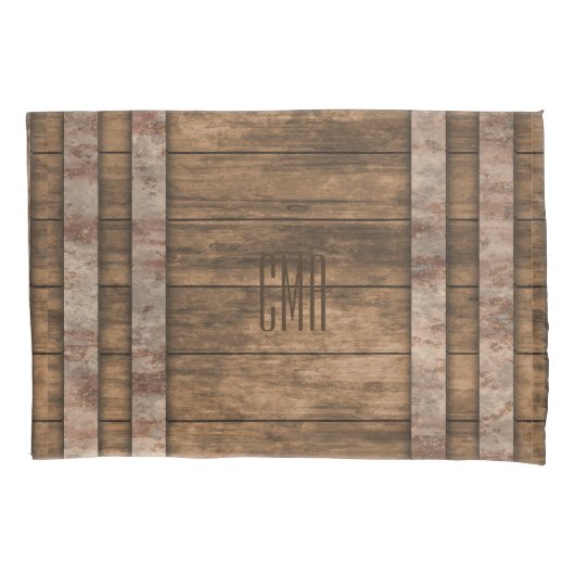 Wooden Barrel Kijk uit Kussensloop (Voorkant-Links)