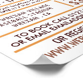 Wooden Baseball Bat & Gear Baseball Camp Advert Poster (Hoek)