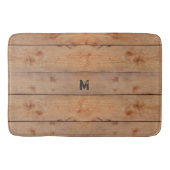 "Wooden" Bath Mat met (of zonder) Initialen (Voorkant)