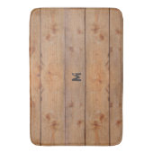 "Wooden" Bath Mat met (of zonder) Initialen (Voorkant Verticaal)
