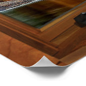 Wooden Bay-vensterverlichting - Autumn Landscape Poster (Hoek)