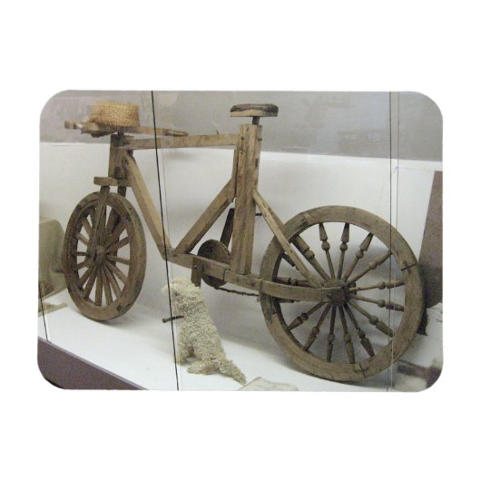 Wooden Bicycle, Rumsiskes Museum, LITOUWEN - Magneet (Horizontaal)