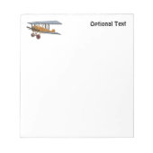 Wooden Biplane Notitieblok (Voorkant)