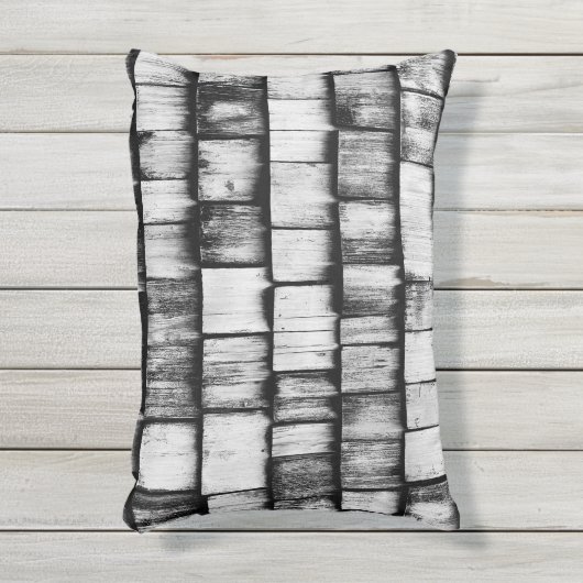 Wooden Board Wall Buitenkussen (Voorkant (verticaal))