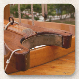 Wooden Boat Boom Yoke Hard plastic onderzetter