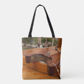 Wooden Boat Boom Yoke Shoulder Tas (Achterkant)