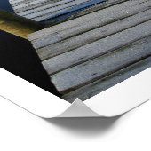 Wooden Boat Landing op Derwentwater Poster (Hoek)