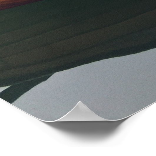 Wooden Boats in Lake Bohinj, Slovenië Foto Poster (Hoek)