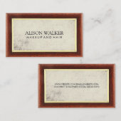 Wooden Border Grunge Background Visitekaartje (Voorkant / Achterkant)