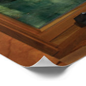 Wooden Bow-vensterverlichting voor kunstwerken - C Poster (Hoek)