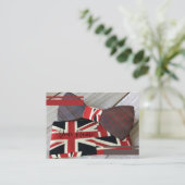 Wooden Bowtie Visitekaartje (Staand voorkant)