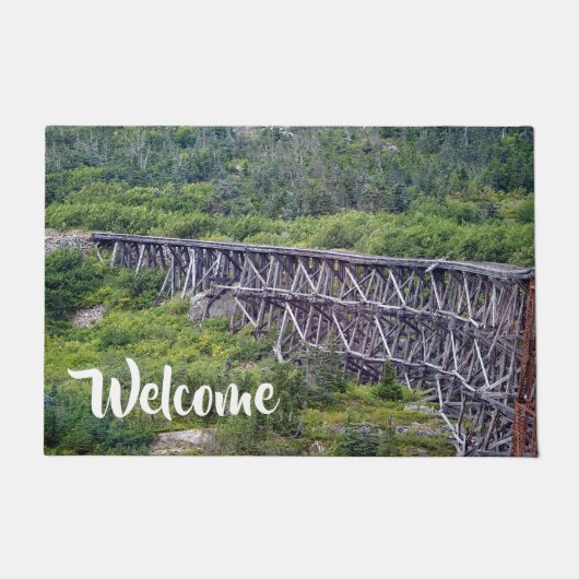 Wooden Bridge Foto Deurmat (Voorkant)