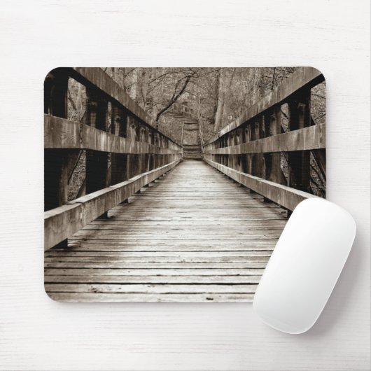 Wooden Bridge Mousepad Muismat (Met muis)