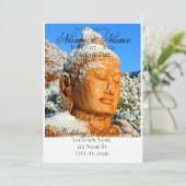 Wooden Buddha in Snow Thunder Cove Kaart (Staand voorkant)