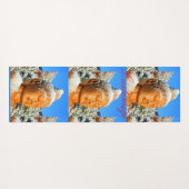 Wooden Buddha in Snow Thunder Cove Yogamat (Achterkant (horizontaal))