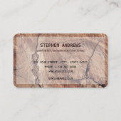 Wooden Carpentry Handyman Professional Visitekaartje (Voorkant)