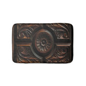 Wooden Carving Bath Mats Badmat (Voorkant)