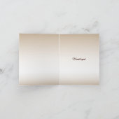 Wooden Carving Bedankt (Binnen)