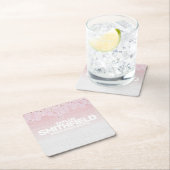 Wooden Cherry Blossom Rustic Kartonnen Onderzetters (Insitu)