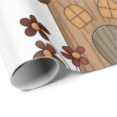 Wooden Church Cadeaupapier (Rol Hoek)