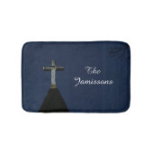  Wooden Cross Blue Specialized Plush  Badmat (Voorkant)