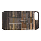 Wooden Cross Case-Mate iPhone Case (Achterkant (Horizontaal))