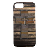 Wooden Cross Case-Mate iPhone Case (Achterkant)
