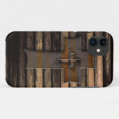 Wooden Cross Case-Mate iPhone Case (Achterkant (horizontaal))