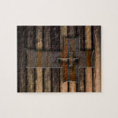 Wooden Cross Legpuzzel (Horizontaal)