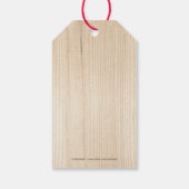 Wooden Dank je Cadeaulabel (Achterkant)