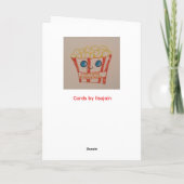 Wooden Door 🚪 In Brick 🧱 Building Kaart (Achterkant)