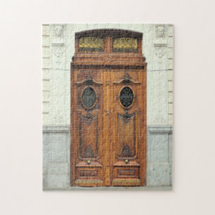Wooden Doors in Madrid, Spanje Puzzle Legpuzzel