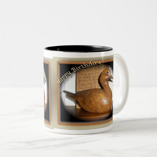 Wooden Duck Birthday Mok (Voorkant rechts)