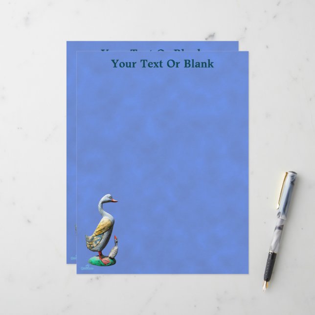 Wooden Ducks, weed Briefhoofd (Voorkant / Achterkant in situ)