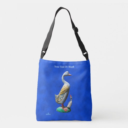 Wooden Ducks, weed Crossbody Tas (Achterkant)